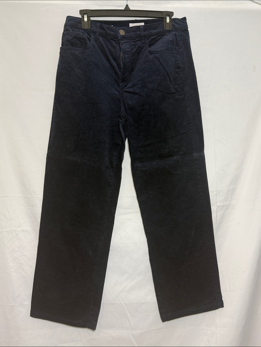 LOFT Women’s Navy Corduroy Straight-Leg Pants-Size 6